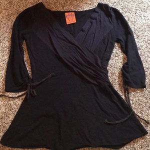 Free People Wrap Shirt